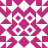 Static pixel art pattern featuring magenta and white geometric shapes including diamonds, circles, triangles, and squares arranged in a repeating symmetrical design.