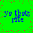 Green background with red dots and blue text reading 'ya thats me' in four identical quadrants.