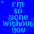 Blue background with light blue text repeating 'I'm so alone without you' in a pattern, interspersed with small white stars