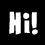 White pixelated text on black background reads "Hi! my name is gary" with a smiley face icon.