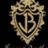 Five variations of a stylized monogram icon featuring intertwined letters 'J' and 'B' within a decorative shield shape, displayed in different color schemes.