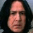 A pixelated image of a person with long dark hair on the left, next to a red background with black text reading "Professor SNAPE" and "Potions MASTER".