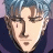 A pixelated anime-style character with blue hair and a purple collar on the left, next to stylized text reading "Anime IM" above "COM" on a black background.