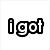 Pixelated text reads 'igot arrested on COPS' across four quadrants with white and dark blue backgrounds.