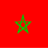 Static 48x48 pixel icon featuring a green five-pointed star on solid red background with slight dithering and color bleeding at edges.