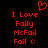 Red pixelated text and symbols on black background, with heart symbol above text, two identical side-by-side text blocks.