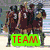 Six- of softball-themed images with text overlays showing team, work hard, focus, hurricanes 2009, Caitlyn #1, and Softball