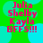 Green background with cyan circular shapes and pink text reading "Julia Shelby Kayla BFFS!!!" in four identical quadrants.
