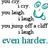 Pixelated static image shows teal and gray shapes with partial text reading 'even harder' at the bottom.