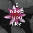 A pixelated flower icon with text overlays; left side shows "I need you like" over the flower, right side shows "flowers need raindrops".