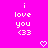Pixelated text and heart symbols on a bright pink background with white lettering.