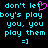 Pixelated cyan text on black background with pink heart replacing 'e' in 'let', repeated twice with identical text and emoticon.