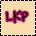 Pixelated icon with pink 'UKP' text on beige background, tiger face close-up, and cartoon character with pink mouth.