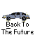 Animated contact sheet showing 19 frames of a DeLorean car icon from Back to the Future, with motion effects and text "Back To The Future" beneath each frame.