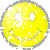 Yellow circular smiley face icons with white eyes and curved smiles, showing pixelated damage on the leftmost icon's eye area.