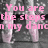 Pink text overlays on a grayscale background showing partial lyrics with repeated 'You are' phrases and visible footwork.