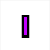 four distinct visual elements: a purple vertical bar, a pink '<3' symbol, purple text 'Tyler!', and a pixelated photo of a person wearing a brown cap and gray shirt