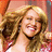 A pixelated image of a smiling woman with long wavy hair on the left, next to pink background text reading "Don't make me go SHARPPAY on you!".