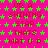 A static image with a bright pink background covered in green stars and repeated red text reading "UR A SHINING STAR THATS WAT UR" in a pixelated style.
