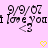 Pixelated text and symbols on a light pink background with two yellow heart icons at the bottom.