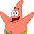Animated image of Patrick Star with text overlay stating he is cooler than Spongebob, showing a static frame and an animated frame.