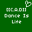 Green background with white pixelated text and a heart symbol above the text.