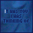 blue-toned frames displaying pixelated text 'IT HAS YOU I HAS THINKING OF' with varying letter visibility and partial character rendering across multiple