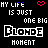 Animated contact sheet of a pixel art icon showing repeated text "MY LIFE IS JUST THE BIG MOMENT" with "Blonde" in large block letters, cycling through color variations and animation effects across 25 sampled frames.