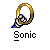 Animated contact sheet of Sonic the Hedgehog frames showing running motion with golden rings and character sprites in pixel art style.