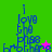 Four display blue text reading "i love the phas brothers" with a star symbol, each on a different solid background color