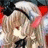 A 48x48 pixel animated contact sheet showing two frames of a Chobits anime character with blonde hair and red eyes, alongside "Anime IM" text on a black background.