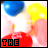 four and four of candy-like shapes with text changing in the bottom