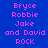 Blue background with pink pixelated text listing names and phrases, some highlighted in green rectangles.