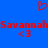 Red pixelated text and symbols on a solid blue background, featuring repeated 'Savannah' names with heart-shaped emoticons below.