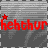 Red text 'hehthurr' on gray background with small red star, each frame showing a different letter highlighted in white.