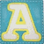 Four distinct letter A icons arranged in a : top-left blue background with yellow-outlined white A, top-right light blue background with pink polka-dot A, bottom-left red circular background with white lowercase a, bottom-right black-and-white patterned background with white A