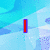 A pixelated image with blue and white background, displaying text fragments and a central figure in a swimming pose.