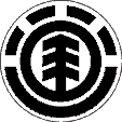 Black and white circular logo with a stylized tree symbol at the center, surrounded by segmented outer rings.