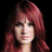 A four- shows a woman with long red hair in different poses and angles against varied backgrounds, including text reading 'dulce maria' on blue