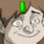 Animated pixel art of a cartoon character's face with green text changing from 'I' to 'LOVE' to 'TOAD!' across three