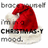 A red Santa hat on a white base with changing text overlays reading 'bro', 'You betta', and 'believe it' in bold black-and-white lettering.