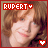 identical pixelated images showing a person with brown hair and red eyes, each labeled 'RUPERT' in red text above the head
