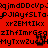 Red background with black pixelated text repeating in horizontal , featuring a central animated hand gesture that flickers between two positions