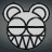 Two pixelated cartoon character faces side-by-side on a gray background, one with closed eyes and the other with glowing yellow eyes.