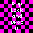 Pixelated text "Pop Lock and Drop it" on a pink-and-black checkered background with animated distortion effects.