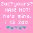 Pixelated text on pink background with repeated phrases and heart symbols, animated by changing blue flower counts.