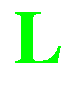 Four green capital Ls on gray background, each with distinct pixelated corner shapes.