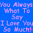 Pixelated text on blue background with pink heart symbols replacing 'd' in 'Much' across two mirrored sections.