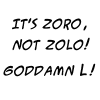 Black-and-white manga-style image with text on left and character on right, featuring a hand gesture and speech bubble.