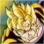 Pixelated static image of a figure with light-colored hair and a white garment against a yellow and green background.